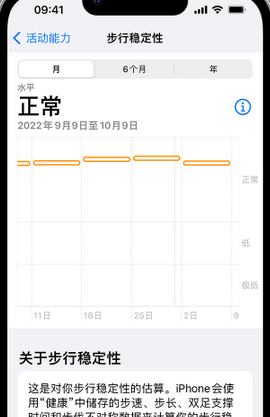 新余iPhone手机维修如何在iPhone开启'步行稳定性通知'