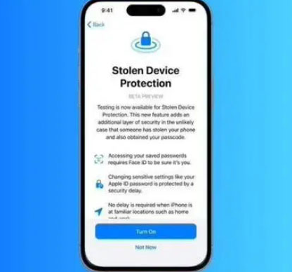 新余苹果授权维修店分享被盗设备保护功能开启方法 