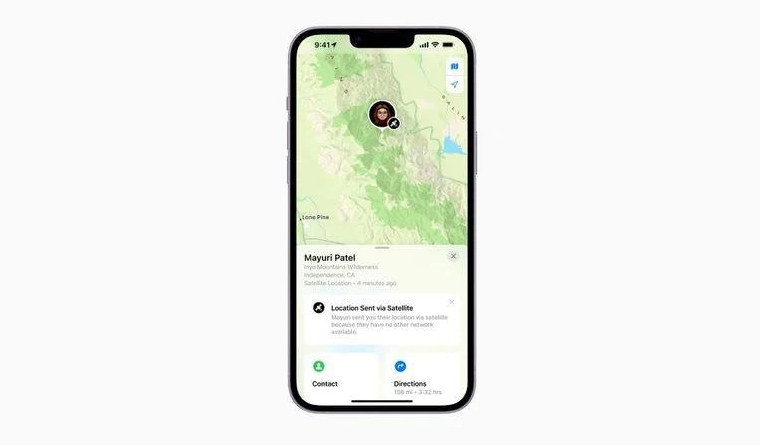 新余苹果14维修分享iPhone14系列中 FindMy功能通过卫星分享位置方法教程 