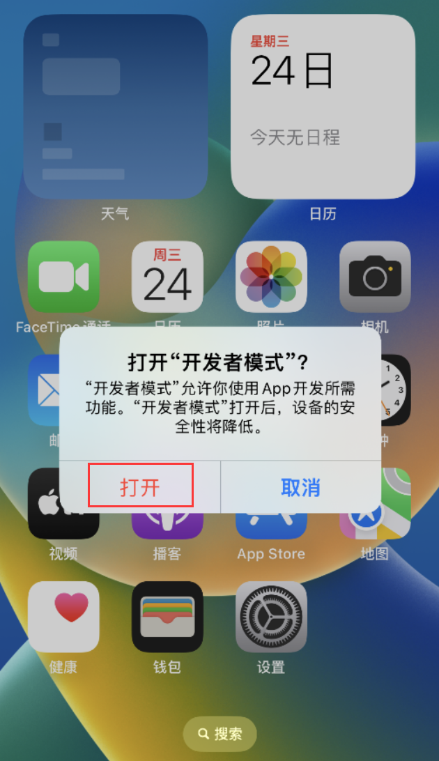 新余苹果手机维修分享如何打开开发者模式 