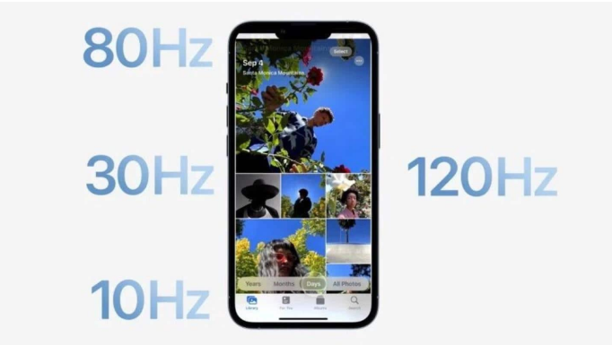 新余苹果14维修分享iPhone 14有高刷吗 