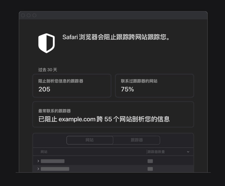 新余苹果手机维修分享如何在 Safari 浏览器中查看和打开隐私报告 